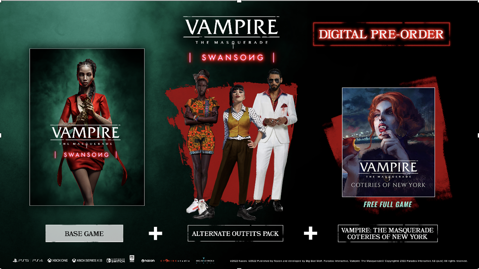 Vampire: The Masquerade - Swansong gets The Night Has Come Pre